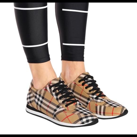 🆕AUTHENTIC BURBERRY SIZE 9 Vintage check SNEAKER - Picture 7 of 10